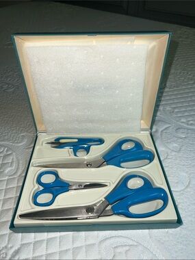 Wiss Wissper-Lite Vintage Blue Scissors Set